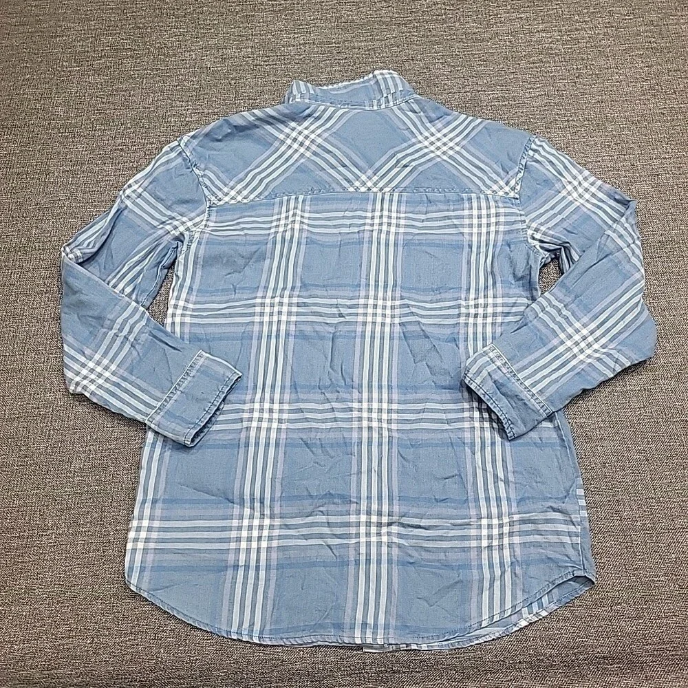 Art Class Boys' Blue Long Sleeves Button Front Shirt Top Size X-Large 14